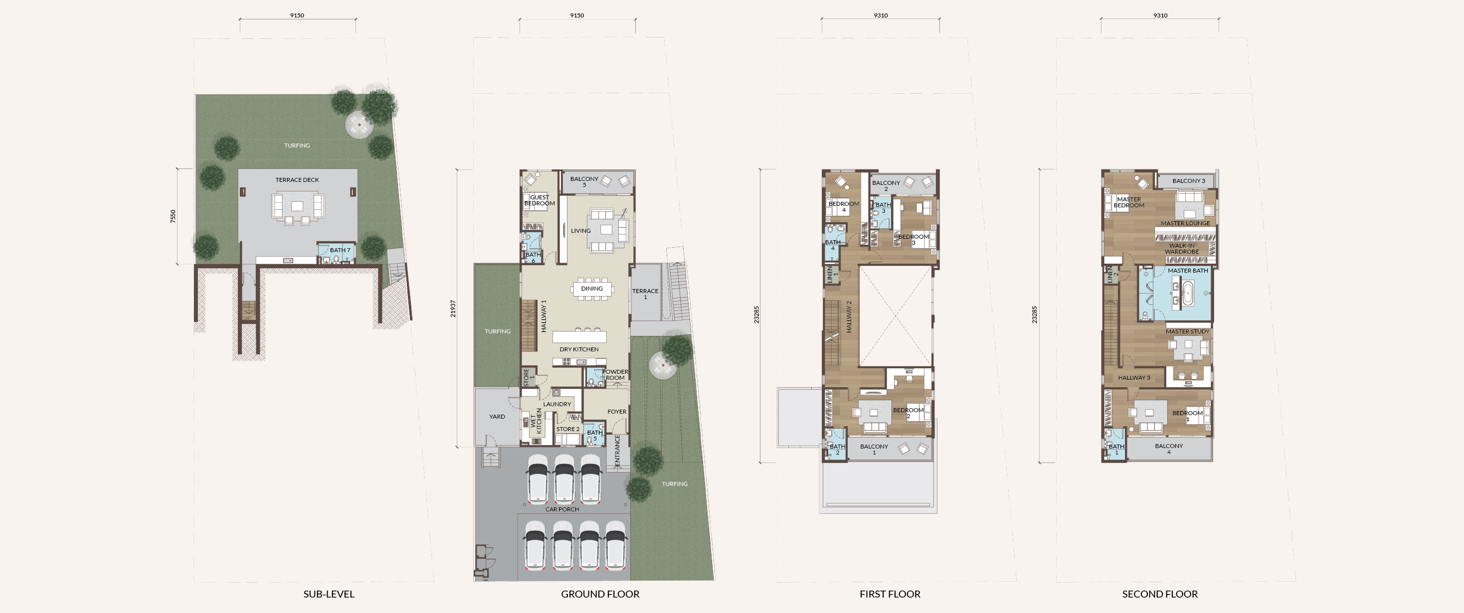 THE ROYAL COLLECTION :: 3-STOREY BUNGALOW WITH SUB-LEVEL